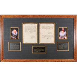 Ferdinand and Isabella Pair of Signed Letters