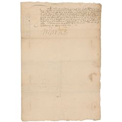 Mary, Queen of Scots Letter Signed