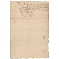 Mary, Queen of Scots Letter Signed