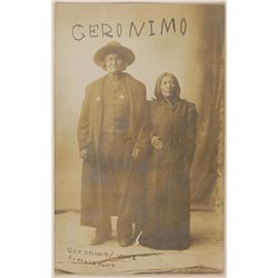 Geronimo Signed Photograph