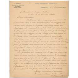 The First Aircraft Sold in France Archive: Chanute Octave