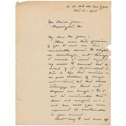 Kahlil Gibran Autograph Letter Signed
