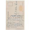 Image 1 : Albert Einstein Postcard With Self-portrait