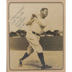 Babe Ruth Signed Photograph