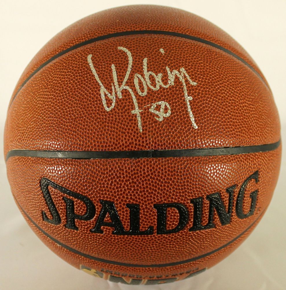 david robinson signed basketball