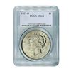 Image 1 : 1927-D $1 Peace Silver Dollar - PCGS MS64