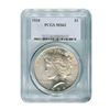 Image 1 : 1934 $1 Peace Silver Dollar - PCGS MS62