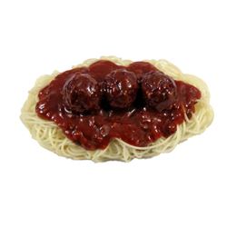 Two And A Half Men Rubber Spaghetti And Meatballs Prop