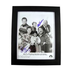 Webster Cast Photo Signed by Alex Karras & Susan Clark