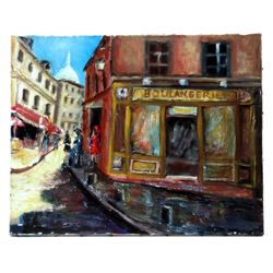 Big Eyes Walter Keane (Christoph Waltz) Cenic Screen Used Movie Prop Painting