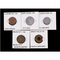 Rare Montana Trade Token Collection This lot featu