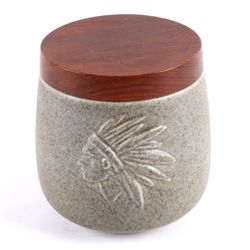 Tobak Søholm Denmark Indian Chief Tobacco Jar This