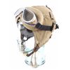 Image 9 : WWII AAF B-9 Flight Helmet M1938 Goggles & Headset