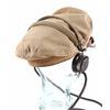 Image 4 : WWII Army Officer Peaked Visor Cap & Headset The l