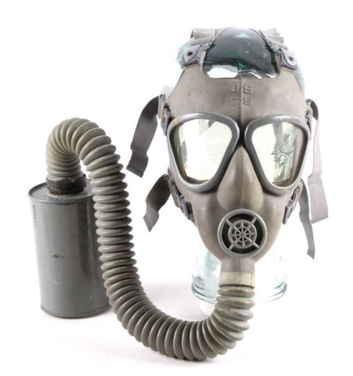 Service Mask WWII Army Lightweight Service Mask M3 This is an o
