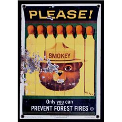 Smokey Bear Forest Fire Sign This is a Smokey Bear