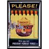 Image 1 : Smokey Bear Forest Fire Sign This is a Smokey Bear
