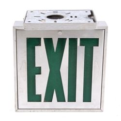 Theater Exit Sign circa 1950 This is an original e