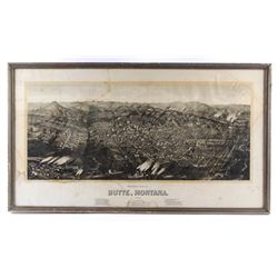 Butte, Montana Panoramic 1904 by H. Wellge This is