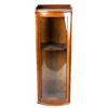 Image 2 : Antique Curved Glass Curio Cabinet This is a a uni