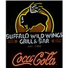 Image 1 : Buffalo Wild Wings Coca Cola Neon Sign This is a r