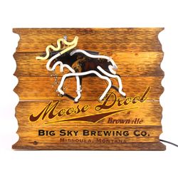 Moose Drool Big Sky Brewing Missoula, Montana Neon