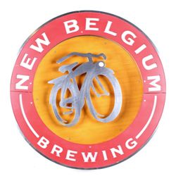 New Belgium Brewing LED Bamboo Back Sign This is a