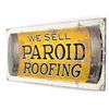 Image 9 : Paroid Roofing Embossed Sign circa 1900-1918 This