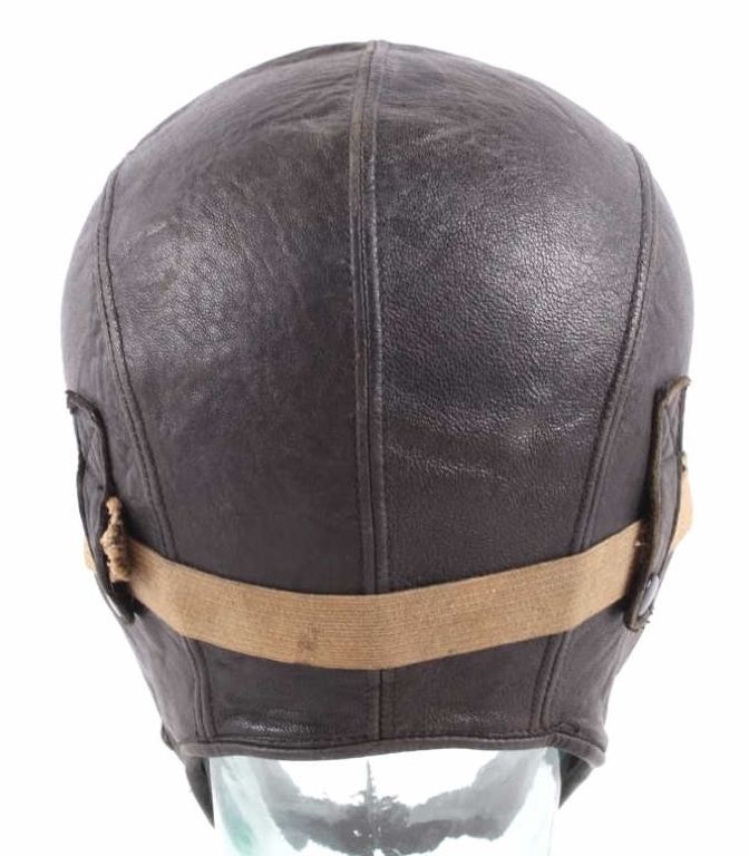 WWI Leather Flight Helmet & Goggles The lot featur
