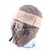 Image 2 : WWII Nazi German Winter Hat & Goggles This is an o