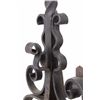 Image 9 : Antique Wrought Iron Andiron Set with 5 Pieces Thi