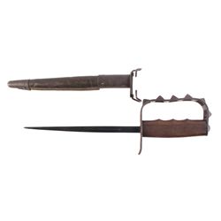 WWI US L.F. & C. Knuckle Duster M1917 Trench Knife