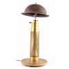 Image 2 : WWII Trench Art Artillery Shell & M17 Helmet Lamp