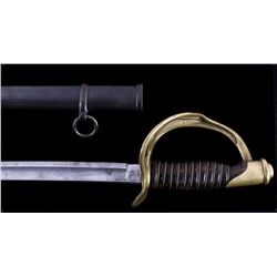 US Model 1860 Cavalry Sword & Scabbard The piece i