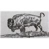 Image 3 : Original Buffalo Etching by Ace Powell (1912-1978)