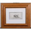 Image 8 : Original Buffalo Etching by Ace Powell (1912-1978)