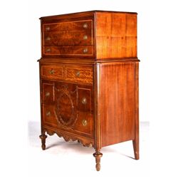 Huntley Furniture Highboy Ornate Dresser 1929-1935