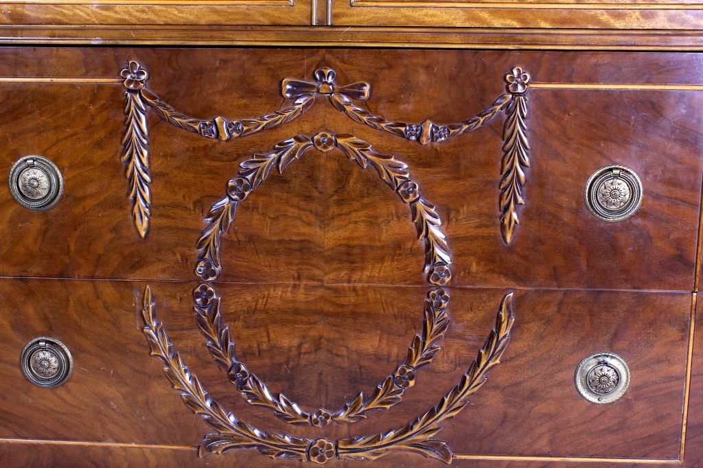 Huntley Furniture Highboy Ornate Dresser 19291935