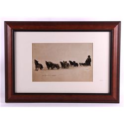 Original Inuit Eskimo Framed Photograph This is an