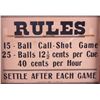 Image 2 : Butte Montana Billiard Parlor Sign This is a sign
