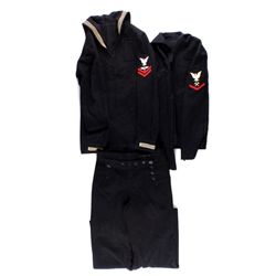 WWII US Navy Uniform Collection The lot features t
