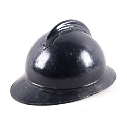 WWII French Adrian Blue Helmet This is an original