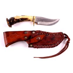 Custom Made Knife & Scabbard from West Yellowstone