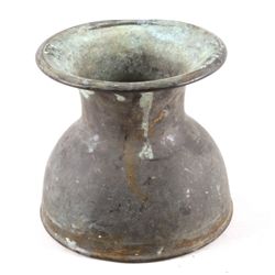 Antique Brass No Dent Arcade Spittoon ca 1800's Th