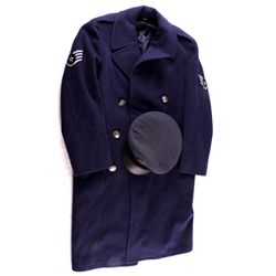 Air Force Overcoat and Officer's Hat This is a U.S