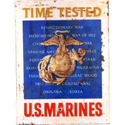 U.S. Marine Corps Recruiting Sign This is a U.S. M