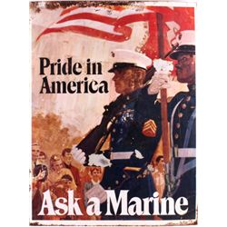 U.S. Marine Corps Recruiting Sign This is a U.S. M