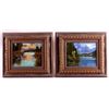 Image 1 : Steve Scott Framed Oil Paintings This is a pair of