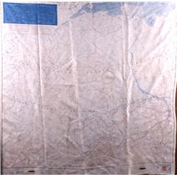 Korean War Era Escape & Evasion Map of U.S.S.R. Th