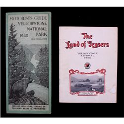 Yellowstone National Park Booklet Collection This